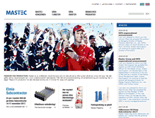 Tablet Screenshot of mastec.se
